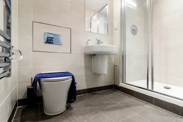 Nahaufnahme des Bades in der Ensuite Comfort